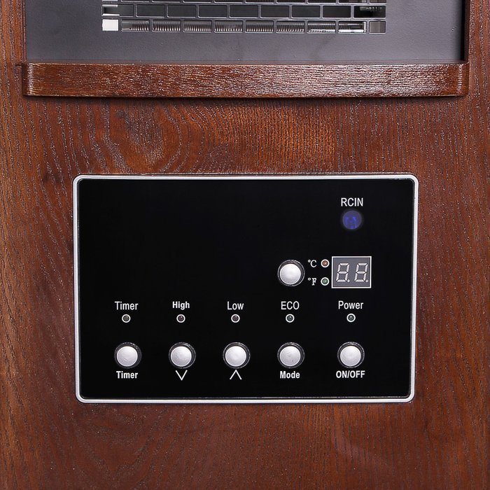 Bestmart INC 1500W 4 Infrarde FireplaceTube Heater With Remove Control N9