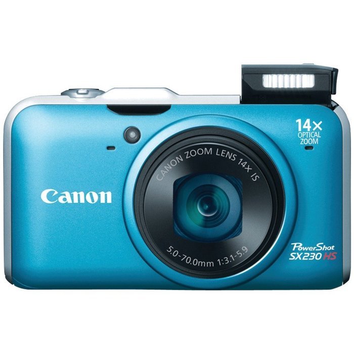 Canon PowerShot SX230 HS 12.1 MP CMOS Digital Camera with 14x Image Stabilized Zoom 28mm Wide-Angle Lens and 1080p... N3