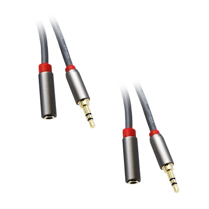 C&E Premium 3.5mm Male to 3.5mm Female Stereo Audio Extension Cable 15-Feet CNE74528 N2