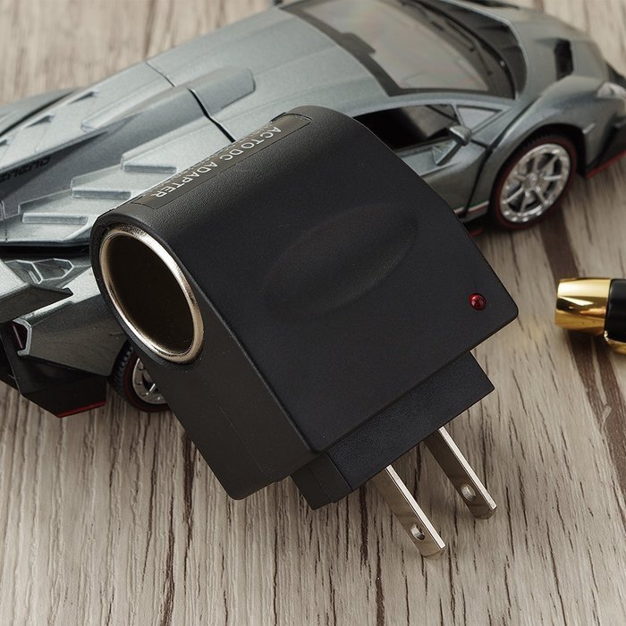 Baile AC to DC Converter,110~220V Mains to 12V Car Cigarette Lighter Socket Power Adapter Charger,Household Cigarette... N8