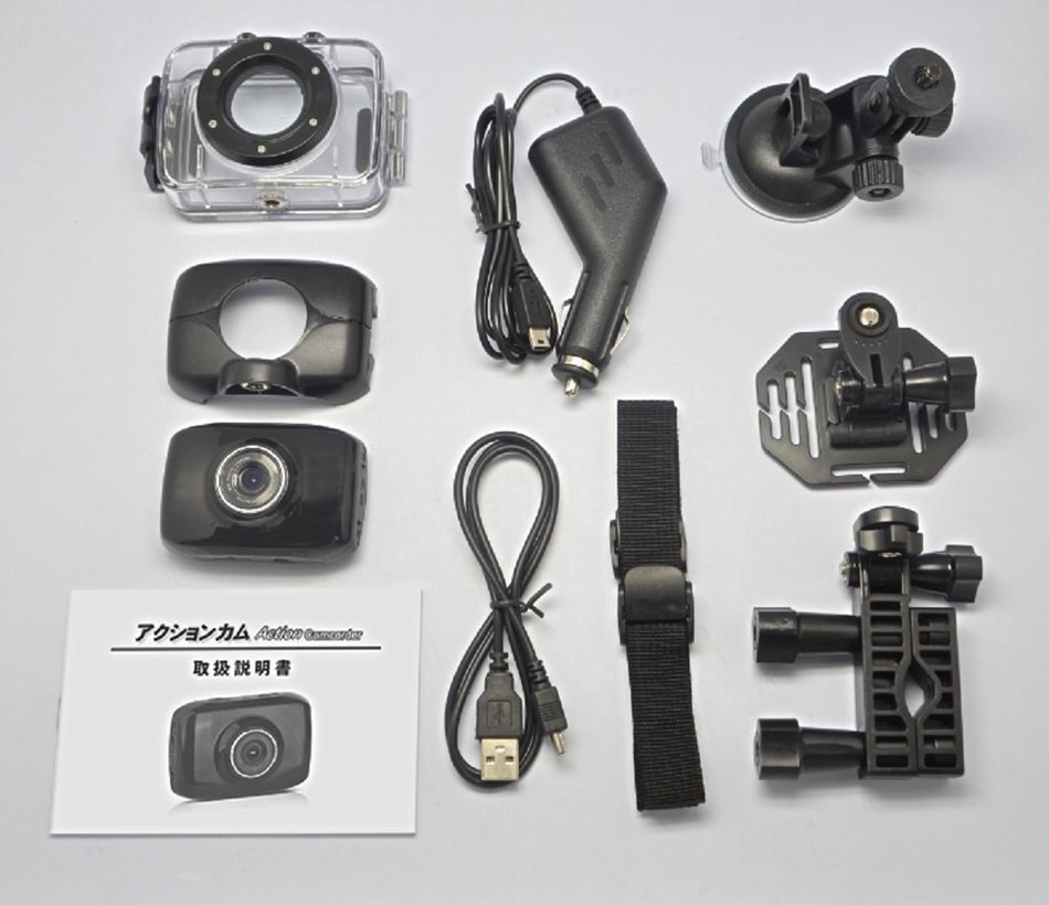 Good-J action cam waterproof 10m corresponding HD720pix G-ACAM-BK N2