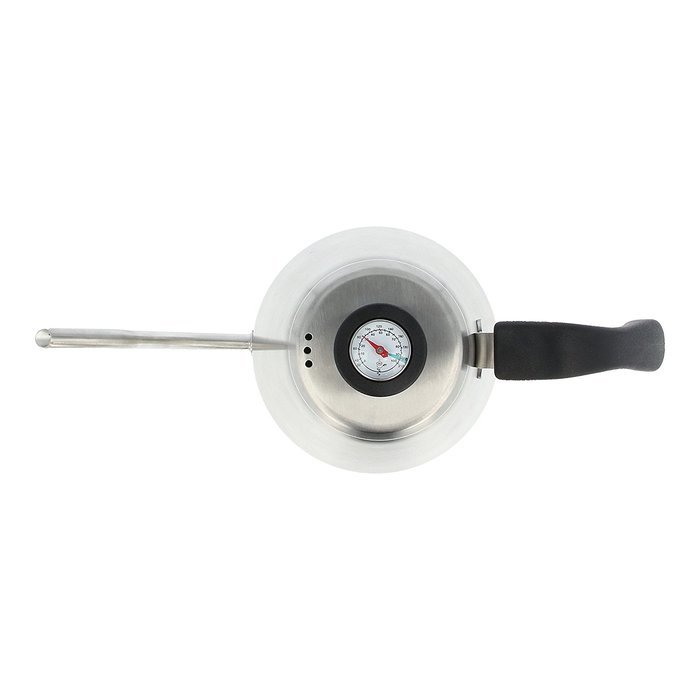 [NEW DESIGN] Pour Over Drip Kettle 1.2L Built-in Thermometer Premium Stainless Steel Gooseneck Kettle - Best Coffee... N6