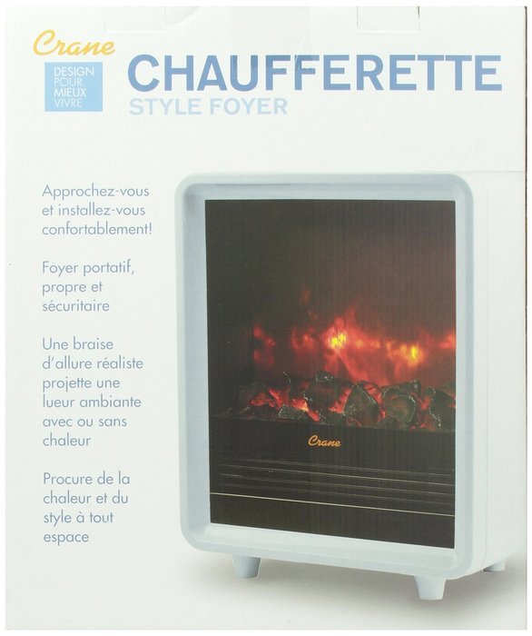 Crane Fireplace Heater - Red N17