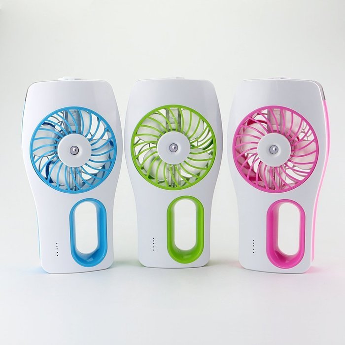 iEGrow Handheld USB Mini Misting Fan with Personal Cooling Humidifier(Pink) N19