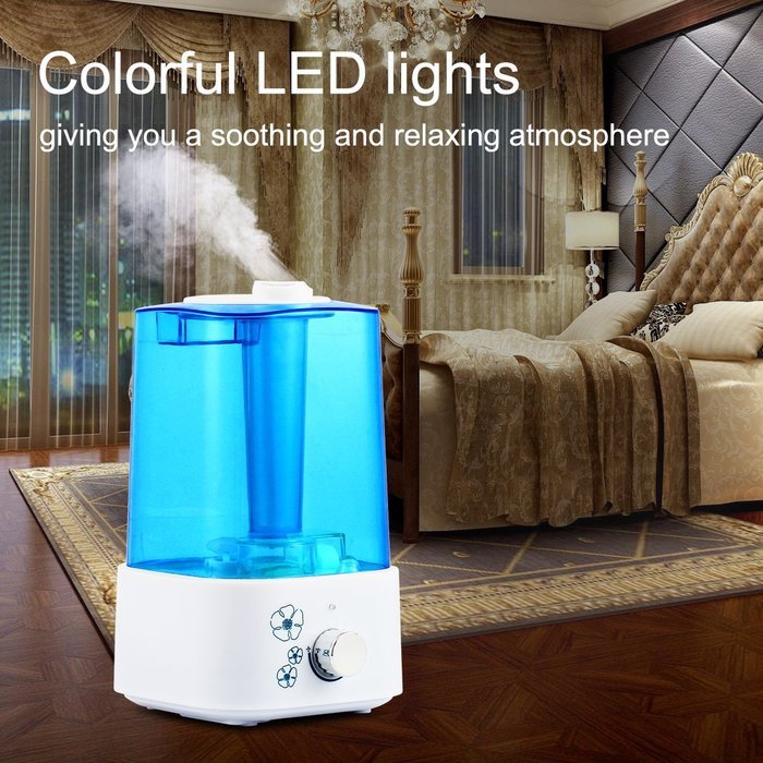 2.0L Ultrasonic Cool Mist Humidifier (20 Hours Continuous Capacity) Auto Shut-off/Night Light/Whisper Quiet Aromatherapy... N10