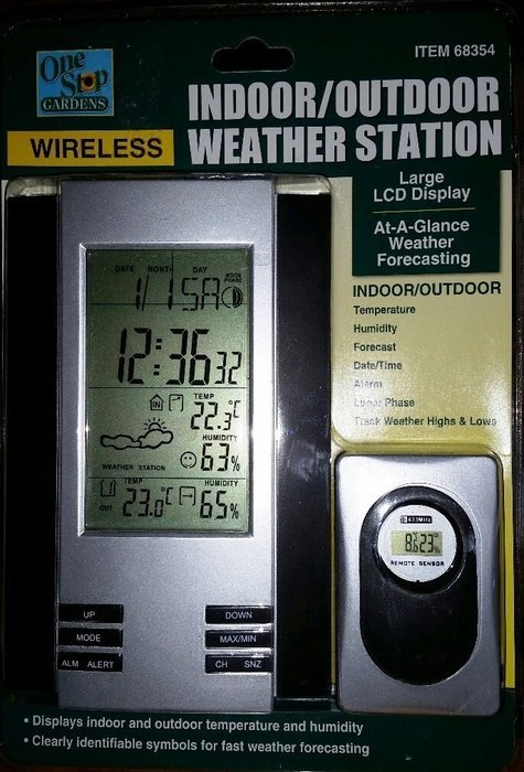 Indoor/Outdoor Wireless Weather Station
