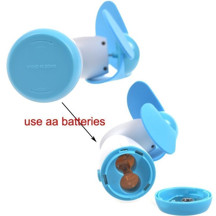 Asiacc&reg; Handheld Mini Fan Super Mute AA Battery Operated Cooling Fan Electric Personal Fans for Home and Travel... N3
