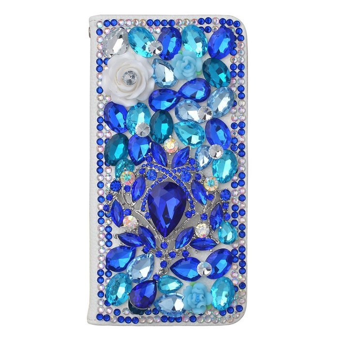 Note 5 Case, Galaxy Note 5 Case,Yaheeda Premium PU Leather [3D Metal Accessory ] Bling Diamond Crystal [Card Slot... N50