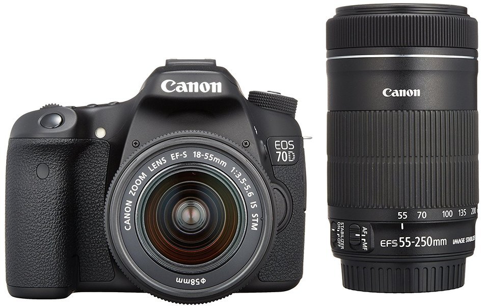 Canon EOS 70D Digital SLR Camera with 18-135mm STM Lens - International Version N2