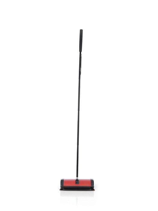 HOKY 23T Sweeper with Nylon Brush Rolls, 9-1/2" Cleaning Path, Red