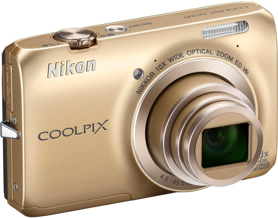Nikon Coolpix S6300 Digital Camera (Gold) N2