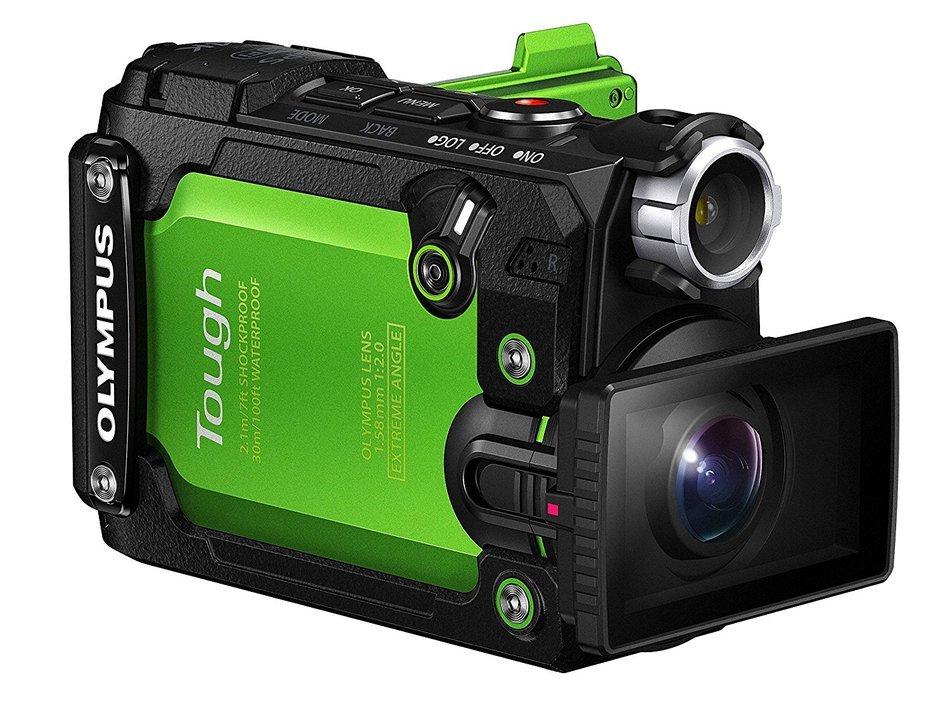 Olympus TG-Tracker with 1.5-Inch LCD (Green) - International Version (No Warranty) N3