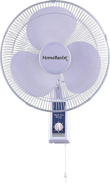 HOMEBASIX HF-40W Oscillating Wall Fan, 16-Inch