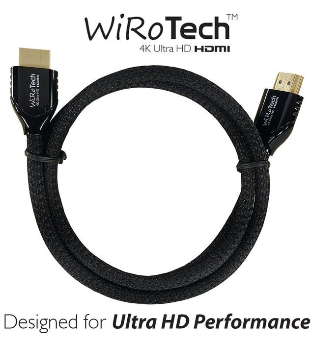 WiRoTech Green HDMI Cable 4K Ultra HD (6 Feet, Green) N4