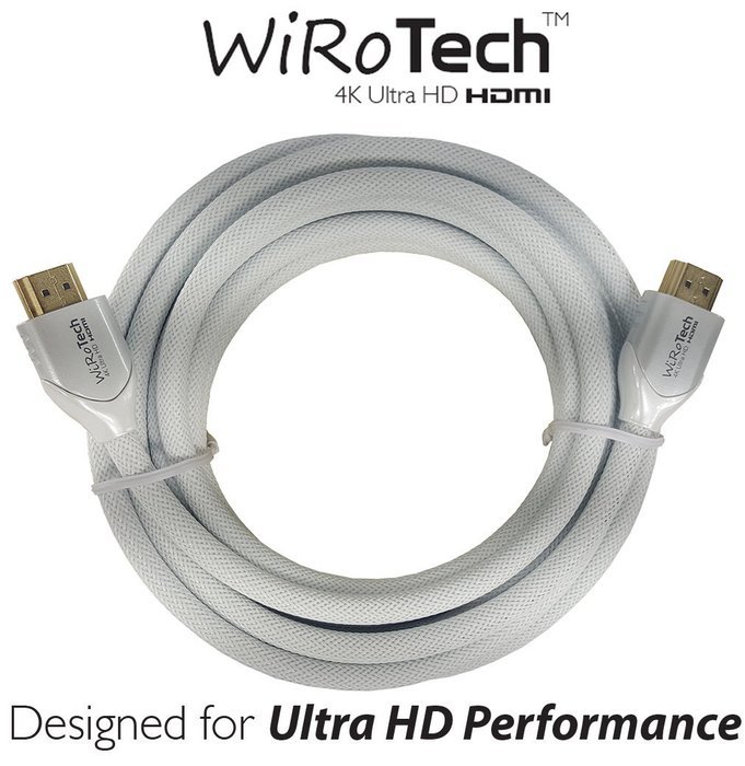 WiRoTech Green HDMI Cable 4K Ultra HD (6 Feet, Green) N7