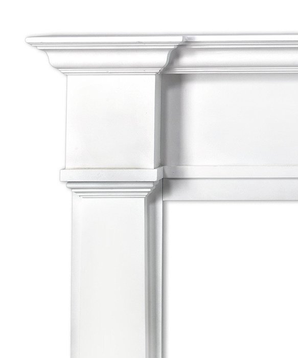 Pearl Mantels 550-56 Richmond Paint Grade Fireplace Mantel, Interior Opening 56-inch Wide by 42-inch High N3