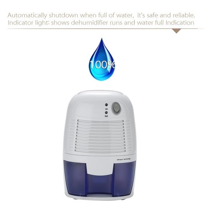 Anself Mini Semiconductor Dehumidifier Desiccant Moisture Absorbing Air Dryer with Peltier Technology Thermo-electric... N7