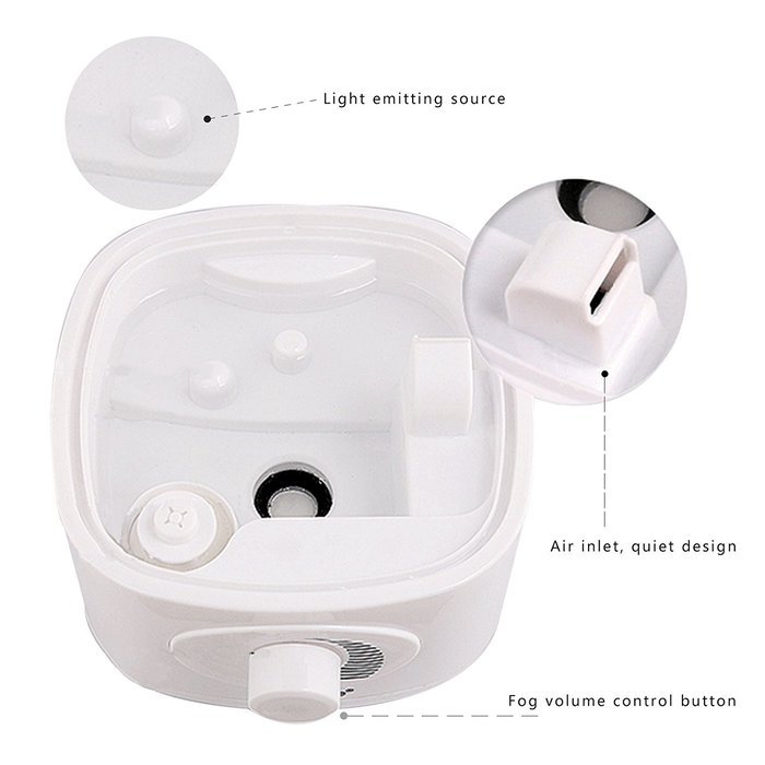 Fabura LED Aromatherapy Essential Oil Diffuser Mist Air Humidifier for Office Home Bedroom Living Room Study Yoga... N3