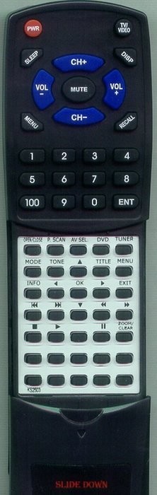 KOSS Replacement Remote Control for KS2503, KS2117