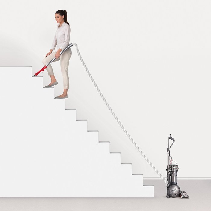 Dyson Cinetic Big Ball Multifloor Upright Vacuum, Silver - Corded N5
