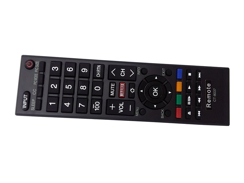 New Remote Control CT-8037 ct8037 fit for TOSHIBA Smart HDTV TV 40L3400 40L3400U 50L3400 50L3400U 58L5400 58L5400U... N2