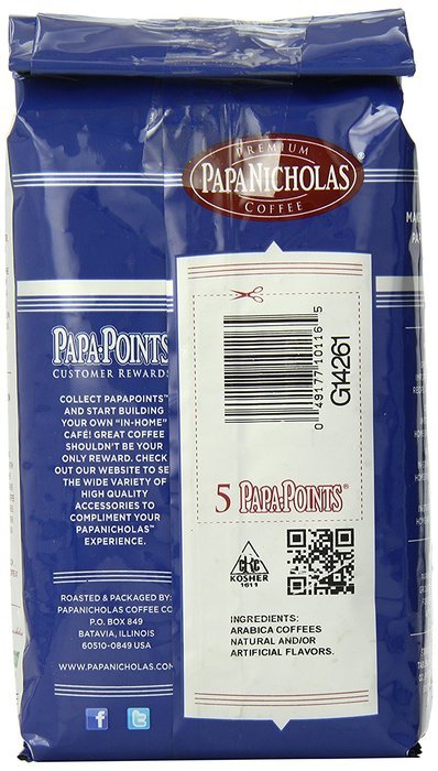 PapaNicholas Coffee Whole Bean Coffee, Italian Espresso, 10 Ounce N65