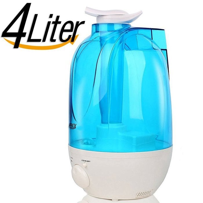 Ultrasonic Cool Mist Humidifier-Aromatherapy Essential Oil Diffuser -Whisper Quiet with LED Nightlight - 4L High...