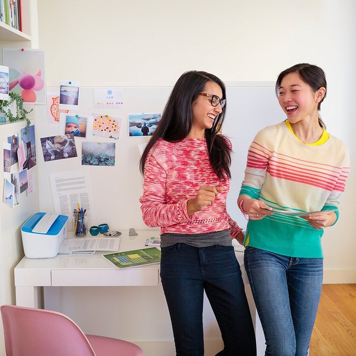 HP DeskJet 3755 Compact All-in-One Photo Printer with Wireless & Mobile Printing, Instant Ink ready - Blue Accent... N4