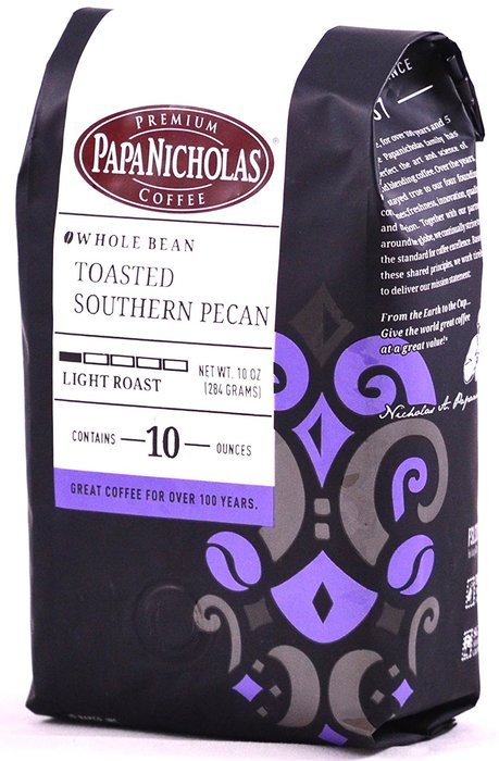 PapaNicholas Coffee Whole Bean Coffee, Italian Espresso, 10 Ounce N68