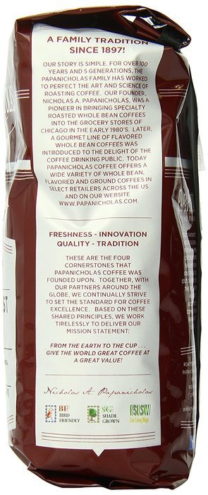 PapaNicholas Coffee Whole Bean Coffee, Italian Espresso, 10 Ounce N69