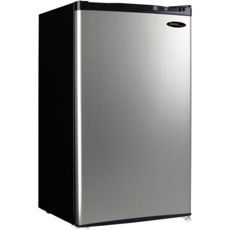 Danby Designer 3.2 cu ft Compact Refrigerator, Spotless /color: Silver/ Model:DCR032C1BSLDD