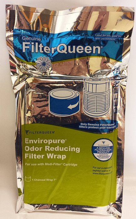 Filter Queen Defender Enviropure HEPA Activated Charcoal Pre-Filter Wrap, 7"