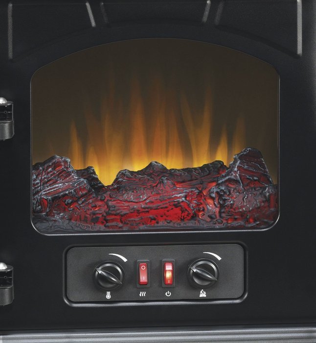 Duraflame DFS-500-0 Thomas Electric Stove with Heater, Black N2