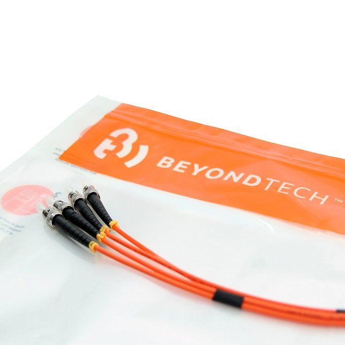 LC to LC Fiber Patch Cable Multimode Duplex - 20m (65ft) - 62.5/125 OM1 - Beyondtech PureOptics Series N2