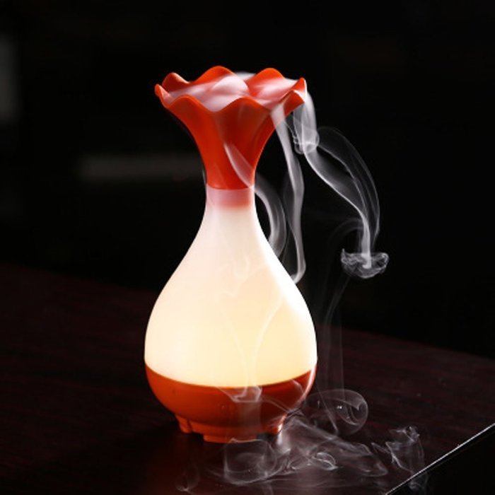 AJUSEN Essential Oil Diffuser, 95ml Ultrasonic Cool Mist Humidifier / Aroma Diffuser with Adjustable Mist Mode... N7