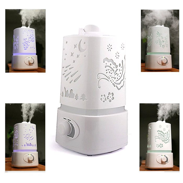Fabura LED Aromatherapy Essential Oil Diffuser Mist Air Humidifier for Office Home Bedroom Living Room Study Yoga... N4