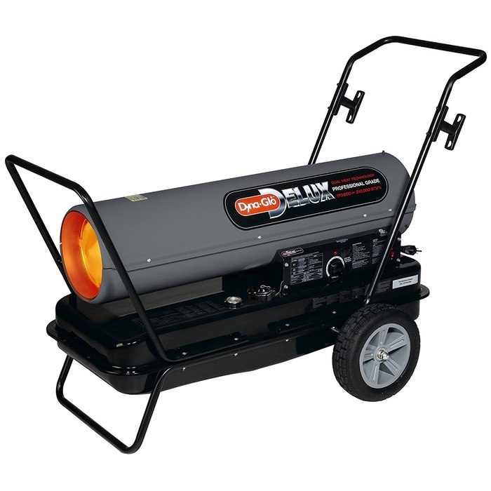 Dyna Glo Delux KFA80DGD Kerosene Forced Air Heater, 80K BTU N5
