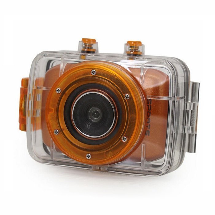 niceEshop(TM) Portable Outdoor Sport HD Camera Dashboard Dash Mini Video Camera (Gold)
