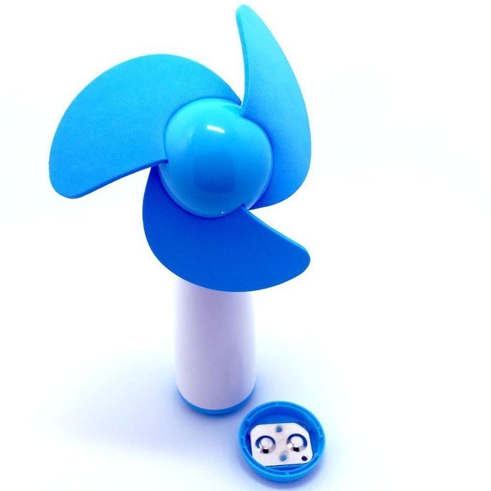 Mcupper-2016 NEW Personal Hand-held/Portable Battery Operated Mini Air Fan for Home and Travel (blue) N3