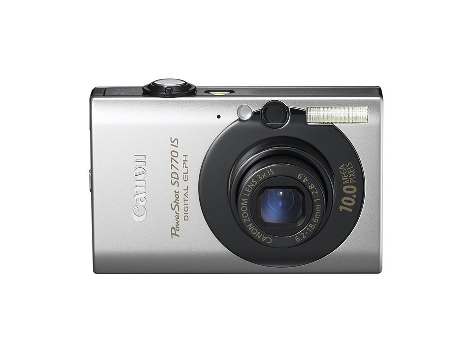 Canon PowerShot SD770 IS 10MP Digital Camera with 3x Optical Image Stabilized Zoom (Silver) N8