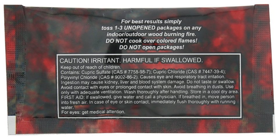 Mystical Fire Campfire Fireplace Colorant 0.882 oz Packets 12 Pack N5