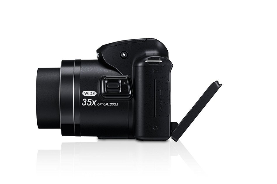 Samsung WB2100 16.4MP CMOS Digital Camera with 35x Optical Zoom, 3.0" LCD Screen and 1080i HD Video (Black) (...