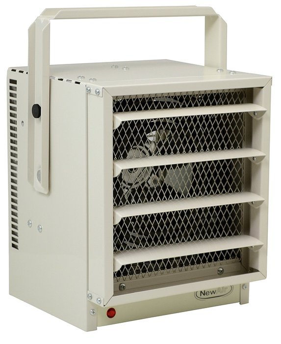 NewAir G73 Hardwired Electric Garage Heater, 17060 BTUs, Ivory N9
