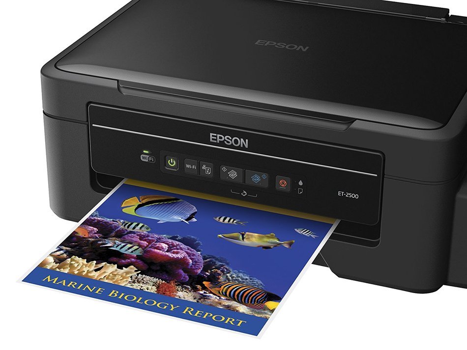 Epson Expression ET-2500 EcoTank Wireless Color All-in-One Supertank Printer with Ink Bundle N3