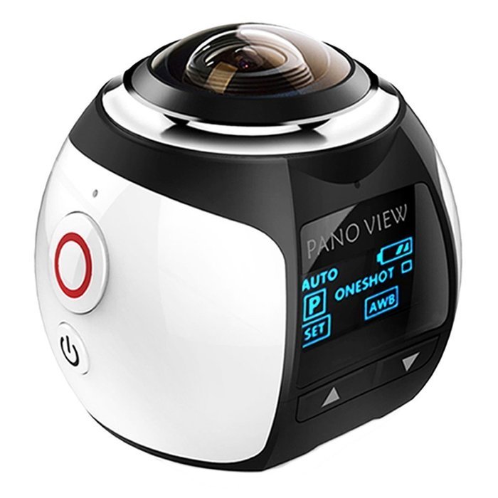 360 Degree Camera,WiFi 4K 3D VR Action Sports Panoramic Camera,TURNMEON 16MP HD 30fps Waterproof 230&deg; Large Lens... N4