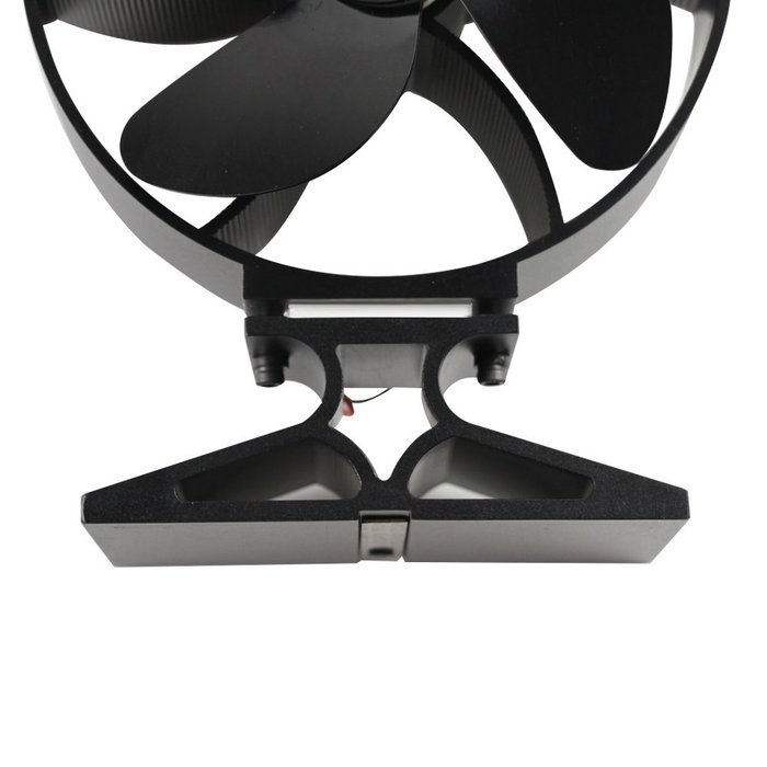 Neat834 Heat Powered Stove Fan, 4 Blades Round Wood Burning Stove Fan, High Airflow & Silent Performance, Save... N3