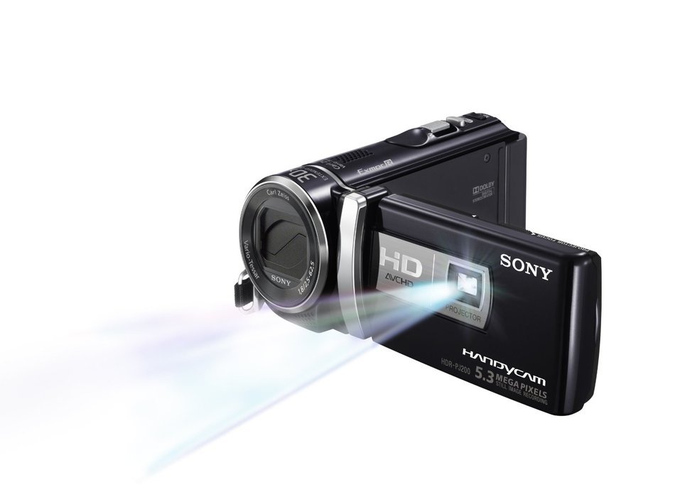 Sony HDR-PJ200 High Definition Handycam 5.3 MP Camcorder with 25x Optical Zoom and Built-in Projector (Black)...