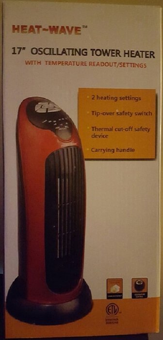 Heat Wave 17" Tower Heater