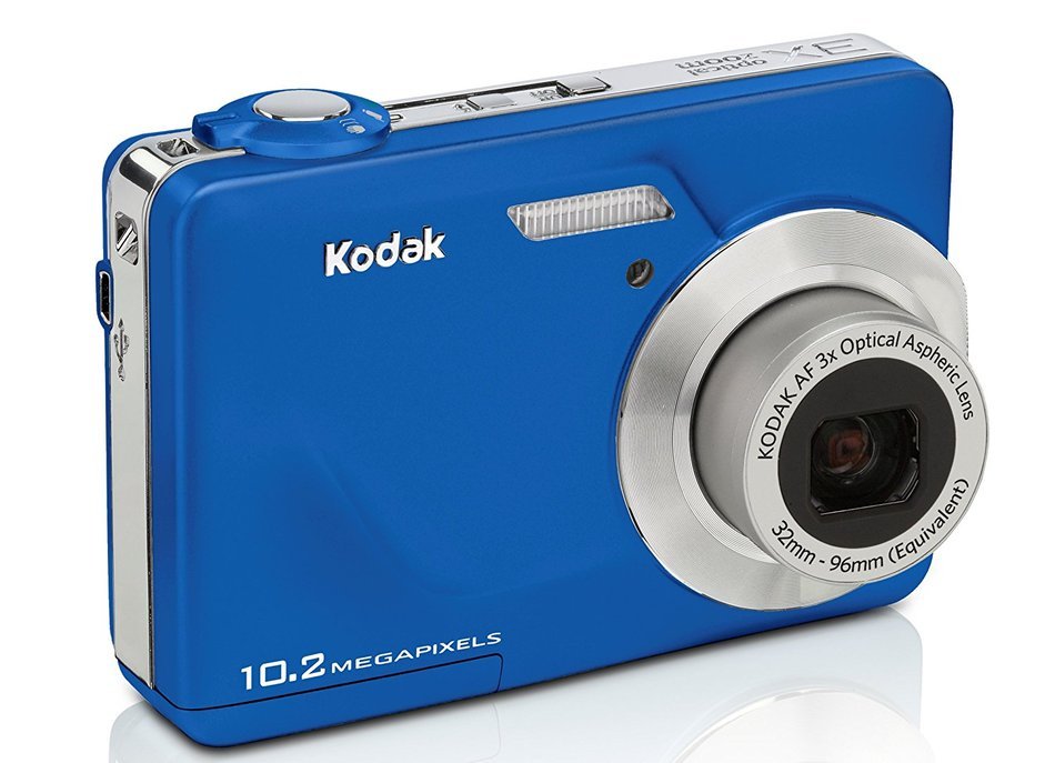 Kodak EasyShare C180 10.2MP Digital Camera with 3x Optical Zoom and 2.4 inch LCD - Red N8