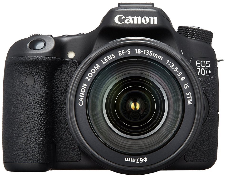 Canon EOS 70D Digital SLR Camera with 18-135mm STM Lens - International Version N5